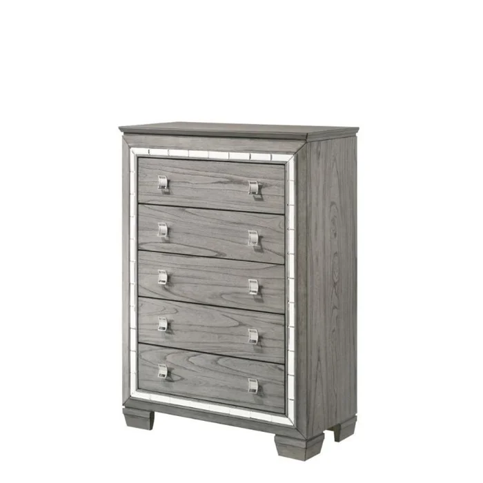 Acme Furniture Antares Chest in Light Gray Oak 21826 EST SHIP TIME APPX 4 WEEKS