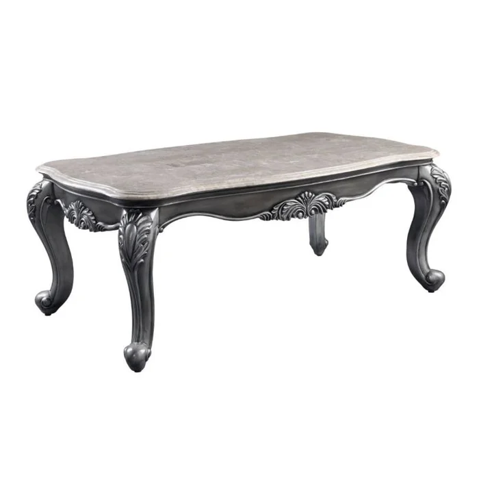 Acme Furniture Ariadne Coffee Table in Platinum 85345 EST SHIP TIME APPX 4 WEEKS