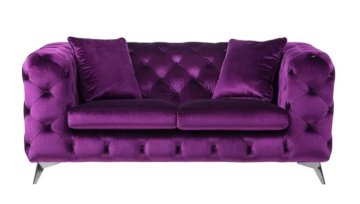 Acme Furniture Atronia Loveseat in Purple 54906 EST SHIP TIME APPX 4 WEEKS