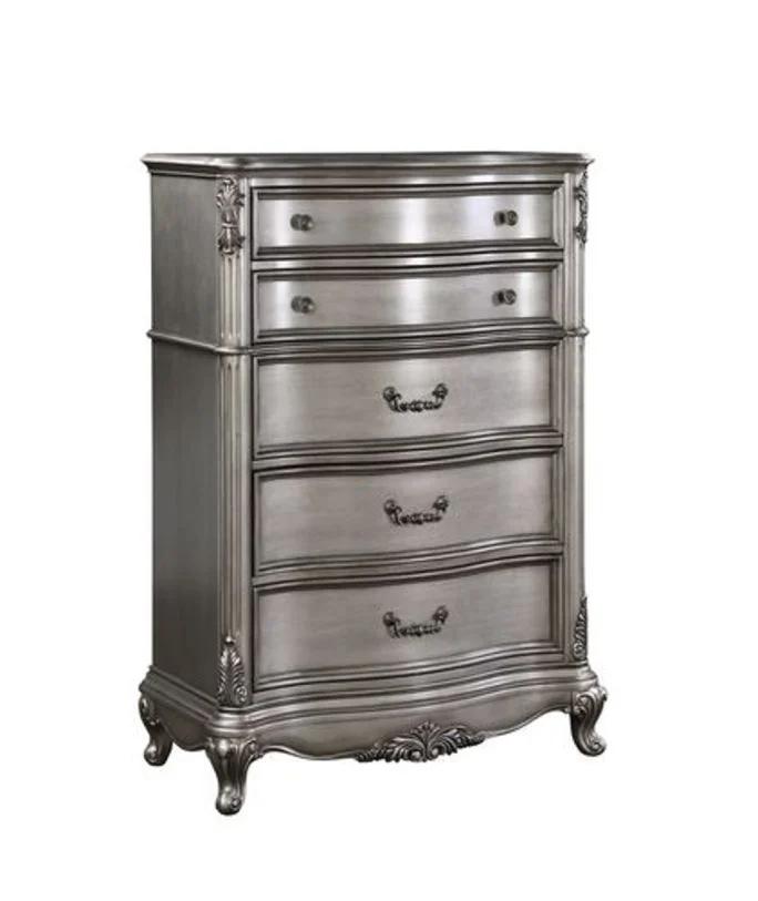 Acme Furniture Ausonia Chest in Antique Platinum BD00607 EST SHIP TIME APPX 4 WEEKS