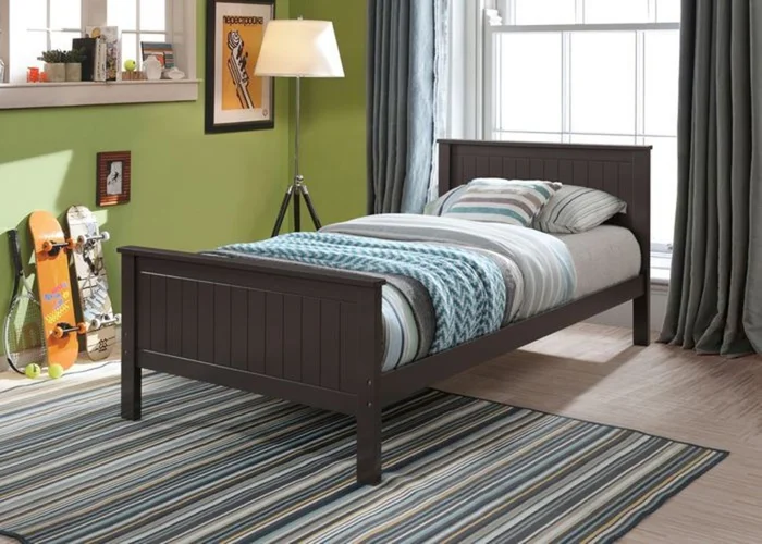 Acme Furniture Bungalow Twin Bed in Chocolate BD00494 EST SHIP TIME APPX 4 WEEKS