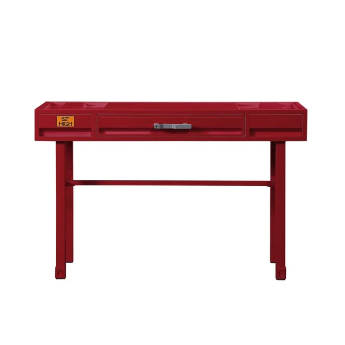 Acme Furniture Cargo Vanity Desk in Red 35953 EST SHIP TIME APPX 4 WEEKS