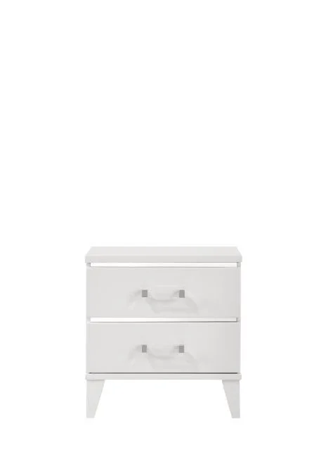 Acme Furniture Chelsie Nightstand in White 27393 EST SHIP TIME APPX 4 WEEKS