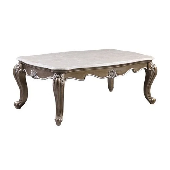 Acme Furniture Elozzol Coffee Table in Antique Bronze LV00302 EST SHIP TIME APPX 4 WEEKS