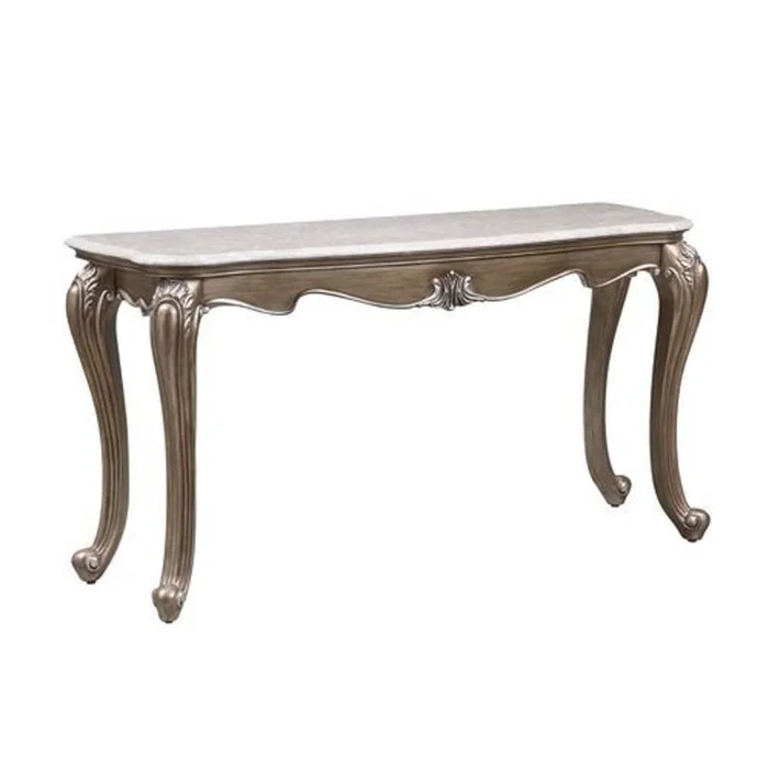Acme Furniture Elozzol Sofa Table in Antique Bronze LV00304 EST SHIP TIME APPX 4 WEEKS