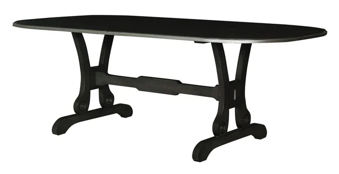 Acme Furniture House Beatrice Dining Table in Charcoal 68810 EST SHIP TIME APPX 4 WEEKS