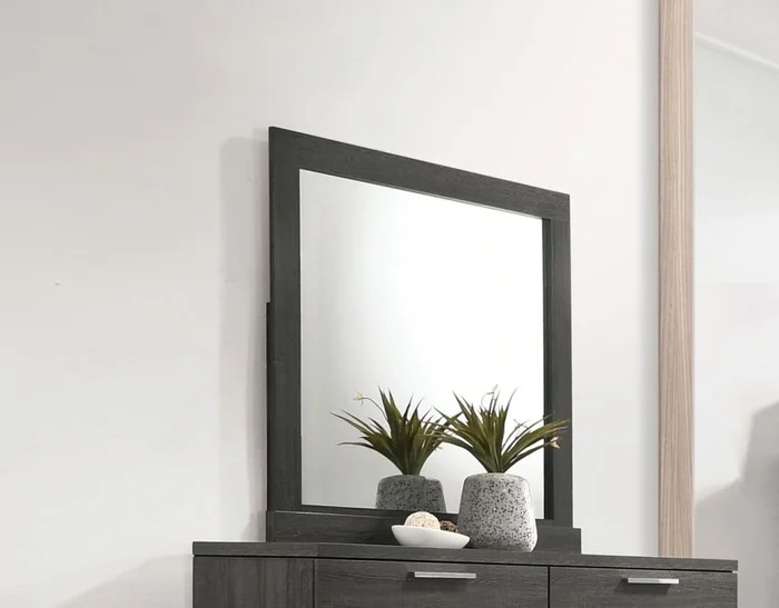 Acme Furniture Lantha Mirror in Grey Oak 22034 EST SHIP TIME APPX 4 WEEKS