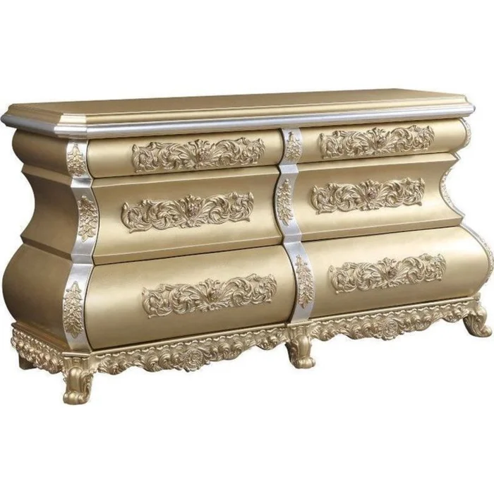 Acme Furniture Seville Dresser in Gold BD00454 EST SHIP TIME APPX 4 WEEKS