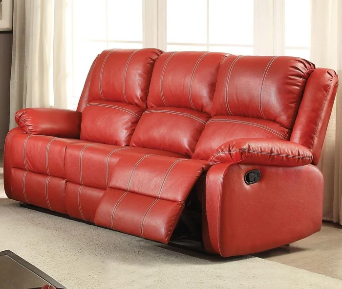Acme Furniture Zuriel Motion Sofa in Red 52150 EST SHIP TIME APPX 4 WEEKS