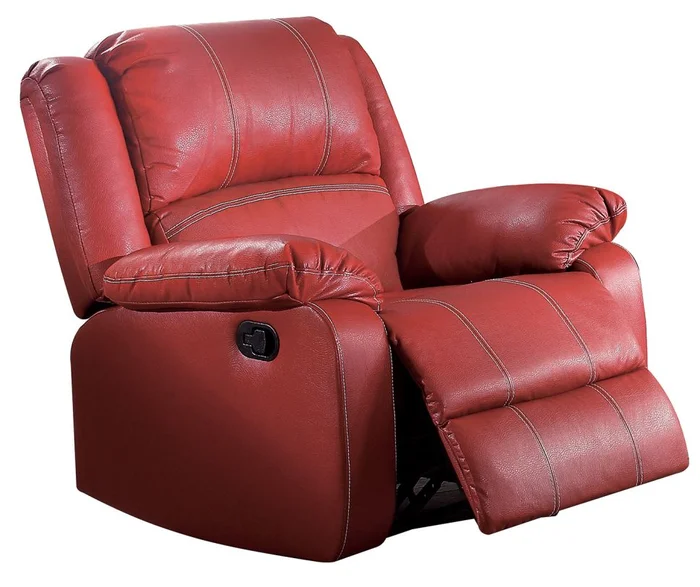 Acme Furniture Zuriel Rocker Recliner in Red 52152 EST SHIP TIME APPX 4 WEEKS