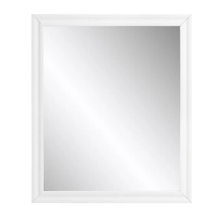 ACME Gaines Mirror in White High Gloss BD01036 EST SHIP TIME APPX 4 WEEKS