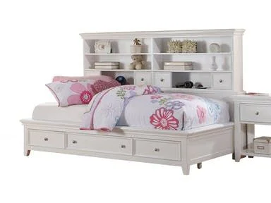 Acme Lacey Full Storage DayBed in White 30595F EST SHIP TIME APPX 4 WEEKS