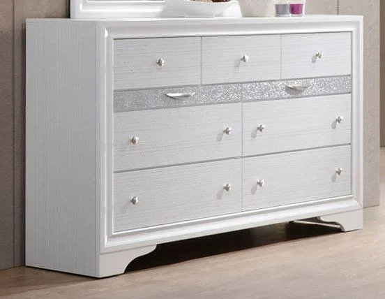 Acme Naima 9 Drawer Dresser in White 25775 EST SHIP TIME APPX 4 WEEKS