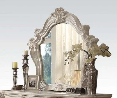 Acme Versailles Mirror in Bone White 21134 EST SHIP TIME APPX 4 WEEKS