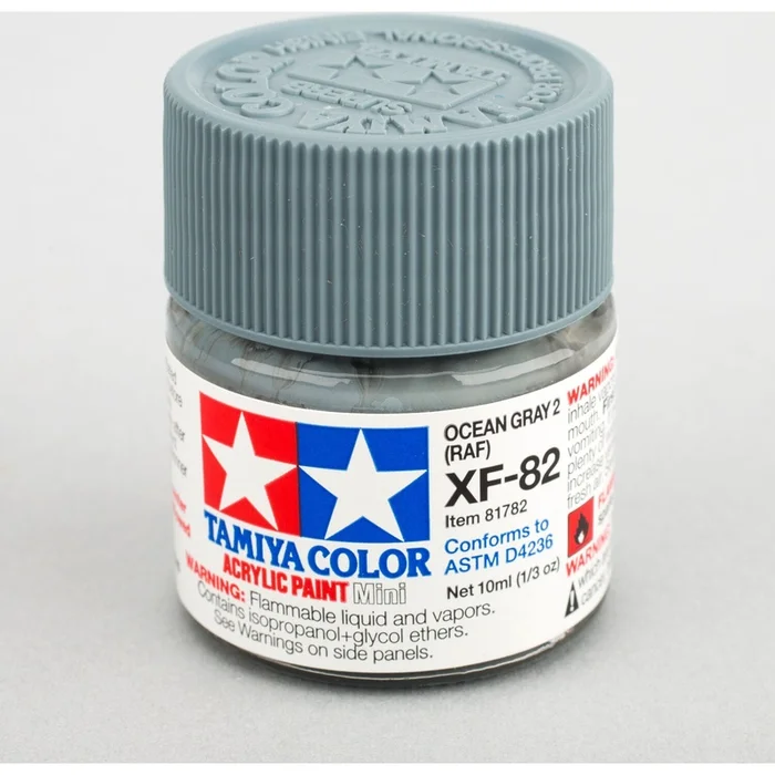 Acrylic Mini XF-82 Ocean Gray 2 RAF 10ml Bottle