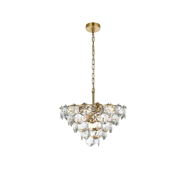 adaline 20 inch chandelier in satin gold