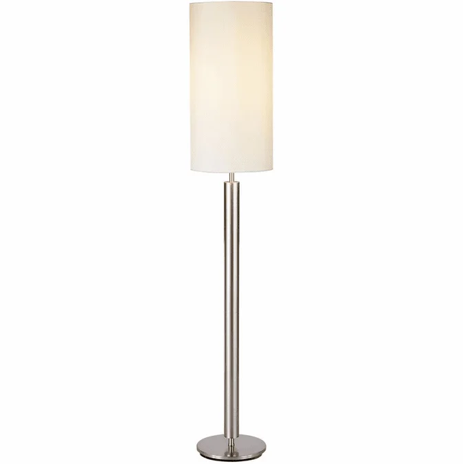 Adesso 4174-22 Hollywood Contemporary Brushed Steel Floor Lighting