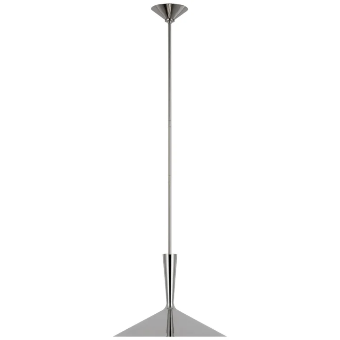 AERIN Rosetta Large Pendant in Polished Nickel Ceiling Light W18″