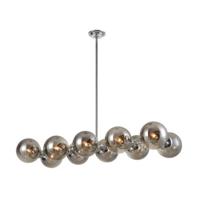 Affinity Ten Light Linear Chandelier in Chrome (45|D4373)
