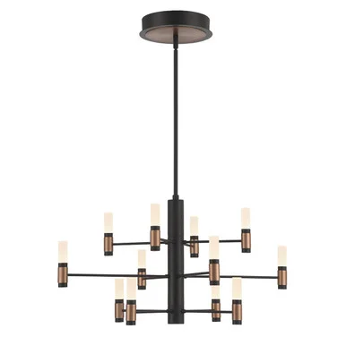 Albany LED Chandelier in Brass-Black (40|46353-016)