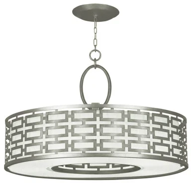 Allegretto Five Light Pendant in Silver (48|787640-SF41)
