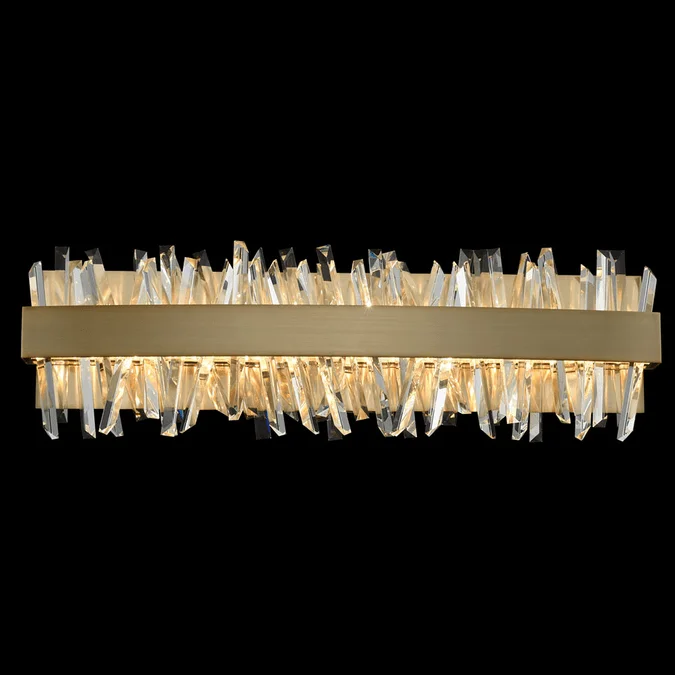 Allegri 030232-038 Glacier Brushed Champagne Gold LED 24″ Bath Lighting