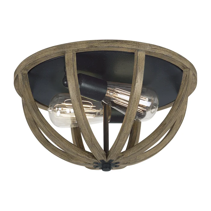 Allier Two Light Flush Mount