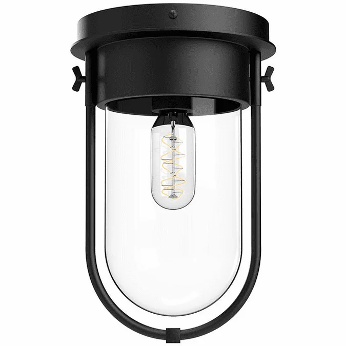 Alora Mood FM539008MBCL Cyrus Modern Matte Black Ceiling Light Fixture