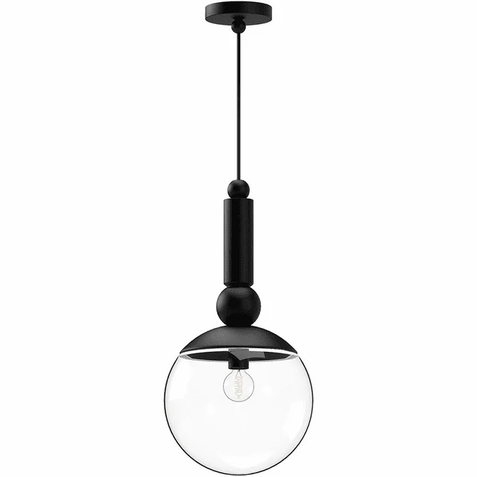 Alora Mood PD560510MBCL Delilah Modern Matte Black Mini Hanging Light