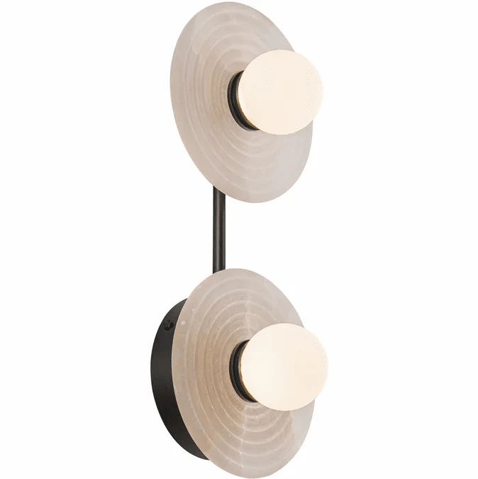 Alora WV346214UBAR Dahlia Modern Urban Bronze LED 2-Light Bath Lighting