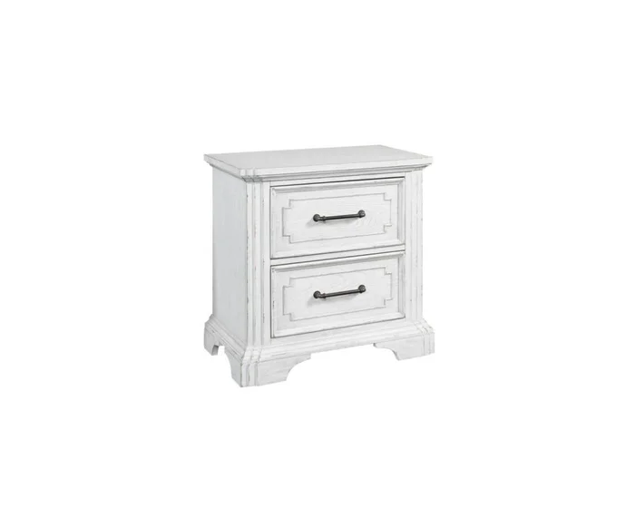 Alpine Furniture Clara Nightstand in White Mist F7653-12 PROMO PROMO