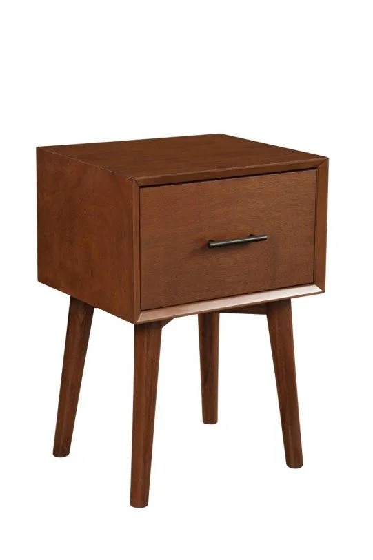 Alpine Furniture Flynn End Table in Acorn 966-62 PROMO