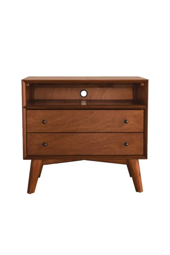 Alpine Furniture Flynn Grand Nightstand in Acorn 966-22 PROMO