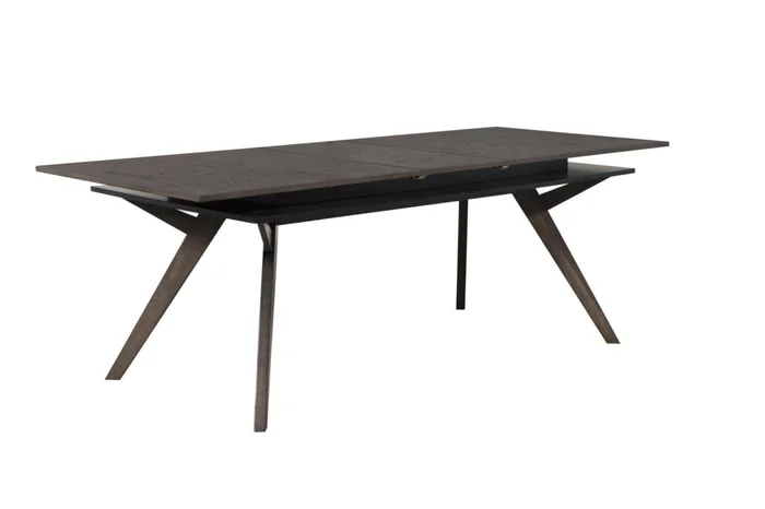 Alpine Furniture Lennox Rectangular Extension Dining Table in Dark Tobacco 5164-01 PROMO PROMO