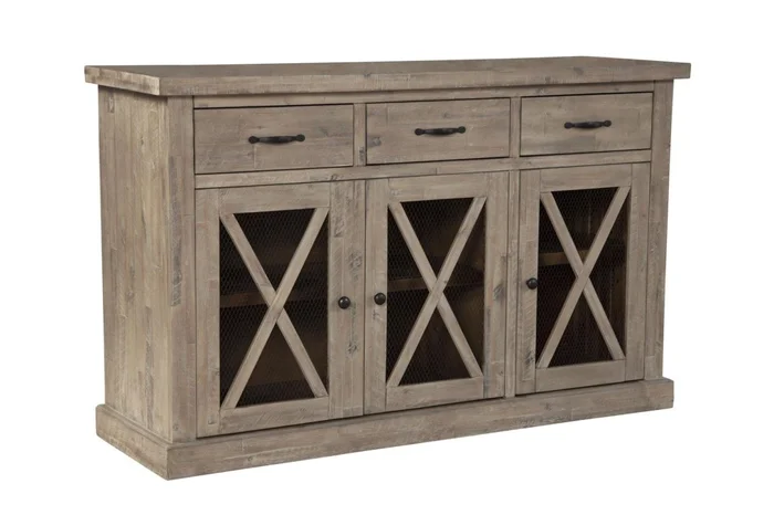 Alpine Furniture Newberry Sideboard in Weathered Natural 2068-06 PROMO