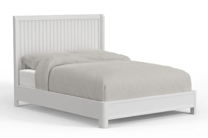 Alpine Furniture Stapleton Queen Panel Bed in White 2090-01Q PROMO