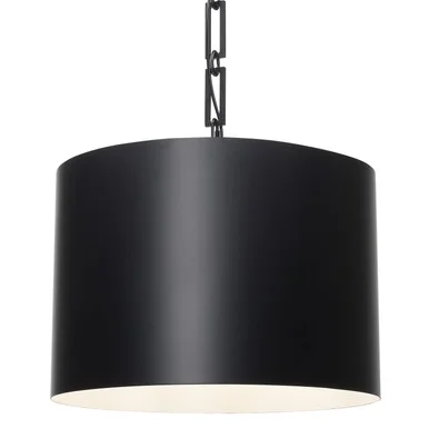 Alston Six Light Chandelier in Matte Black + White (60|8686-MK-WH)