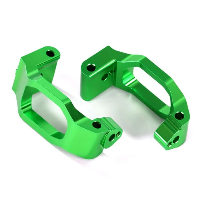 Aluminum Caster Blocks Green for Maxx (2) (TRA8932G)