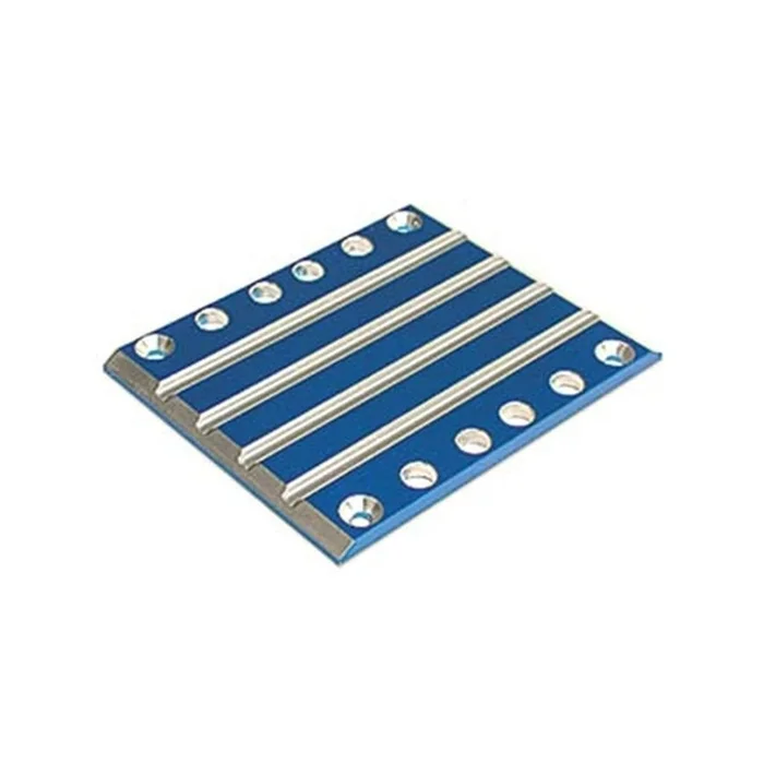 Aluminum Front and Rear Skid Plates Blue (TRA4947X)