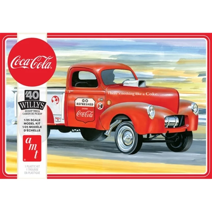 AMT 1940 Willys Coca-Cola Pickup Gasser 1:25 – AMT1145