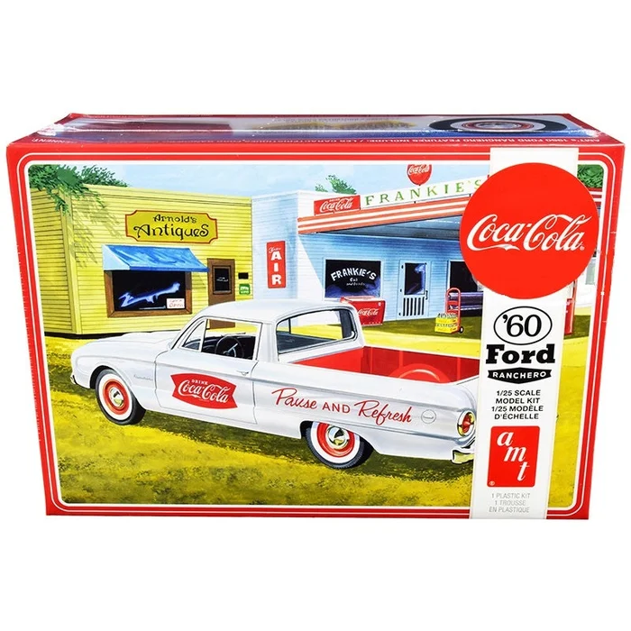 AMT 1960 Ford Ranchero Coca-Cola w/ Coke Chest 1:25 – AMT1189