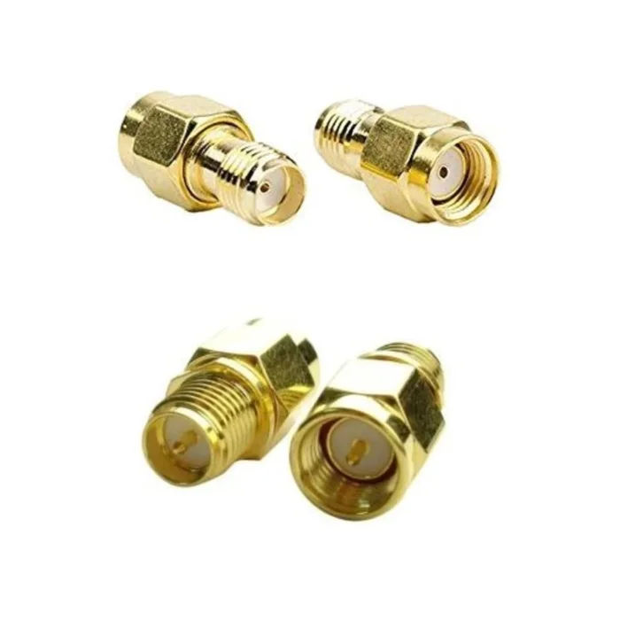 Antenna Adapters (Straight / RP-SMA Male to SMA Female or SMA Male to RP-SMA Female)
