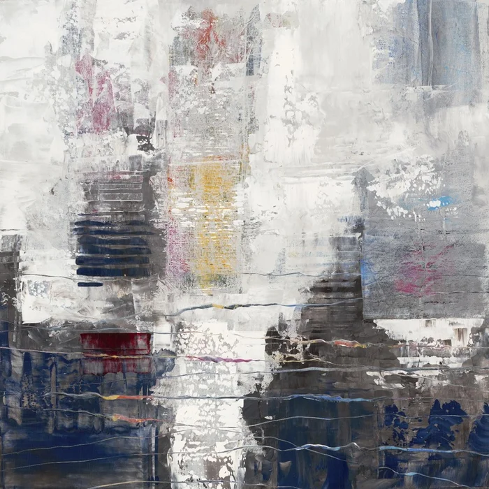 Approaching Shangri-la Giant Art 54×54 Wall Art|uvre dart murale Giant Art Approaching Shangri-la 54×54