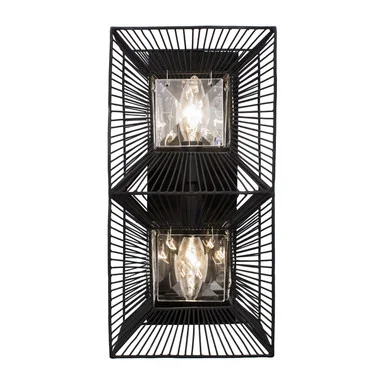 Arcade Two Light Wall Sconce in Carbon (137|366W02CB)