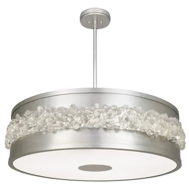 Arctic Halo Three Light Pendant in Silver (48|876340ST)
