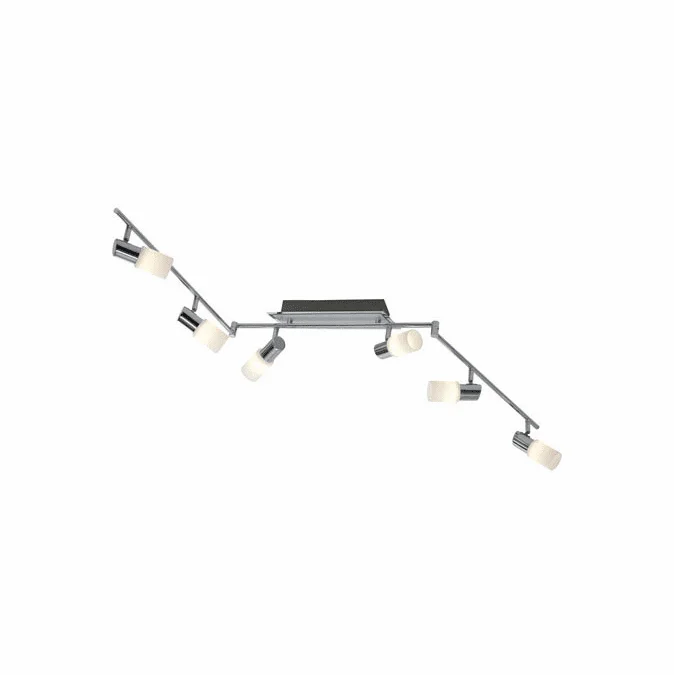 Arnsberg 821410605 Dallas Modern Brushed Aluminum LED Track Lighting