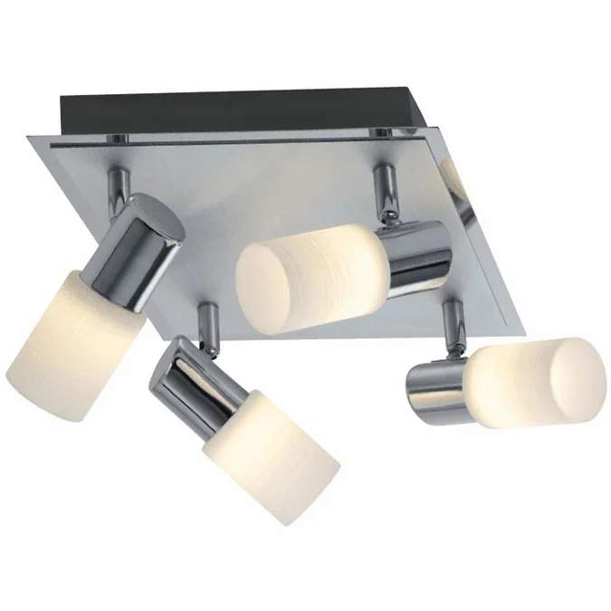 Arnsberg 821430405 Dallas Contemporary Brushed Aluminum LED Home Ceiling Lighting