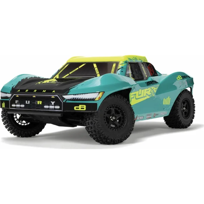 Arrma 1/10 FURY 223S BLX Brushless 2WD Short Course Truck RTR with DSC, Green