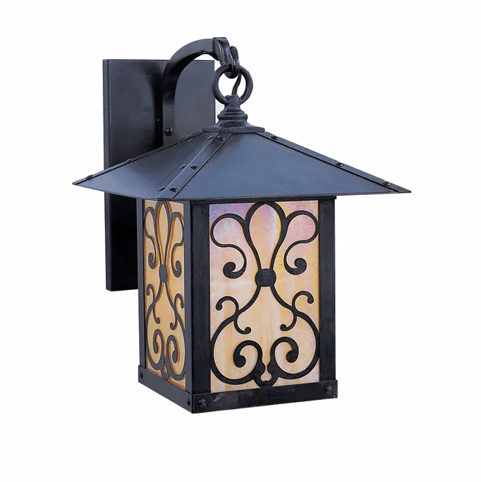 Arroyo Craftsman TRB-12AS Timber Ridge 12 inch Outdoor Wall Sconce with Ashbury Filigree