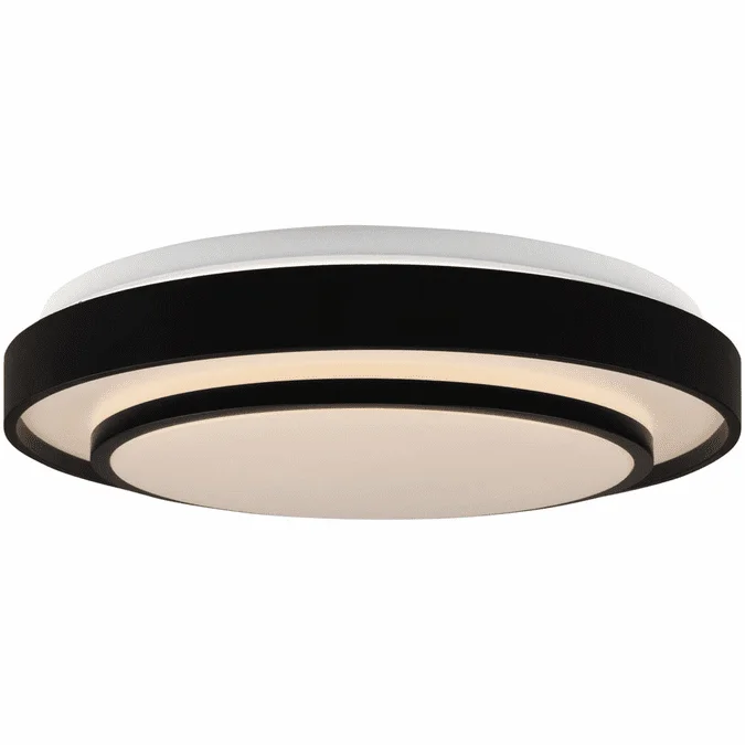 Artcraft AC7401BK Aziza Modern Black LED Overhead Light Fixture